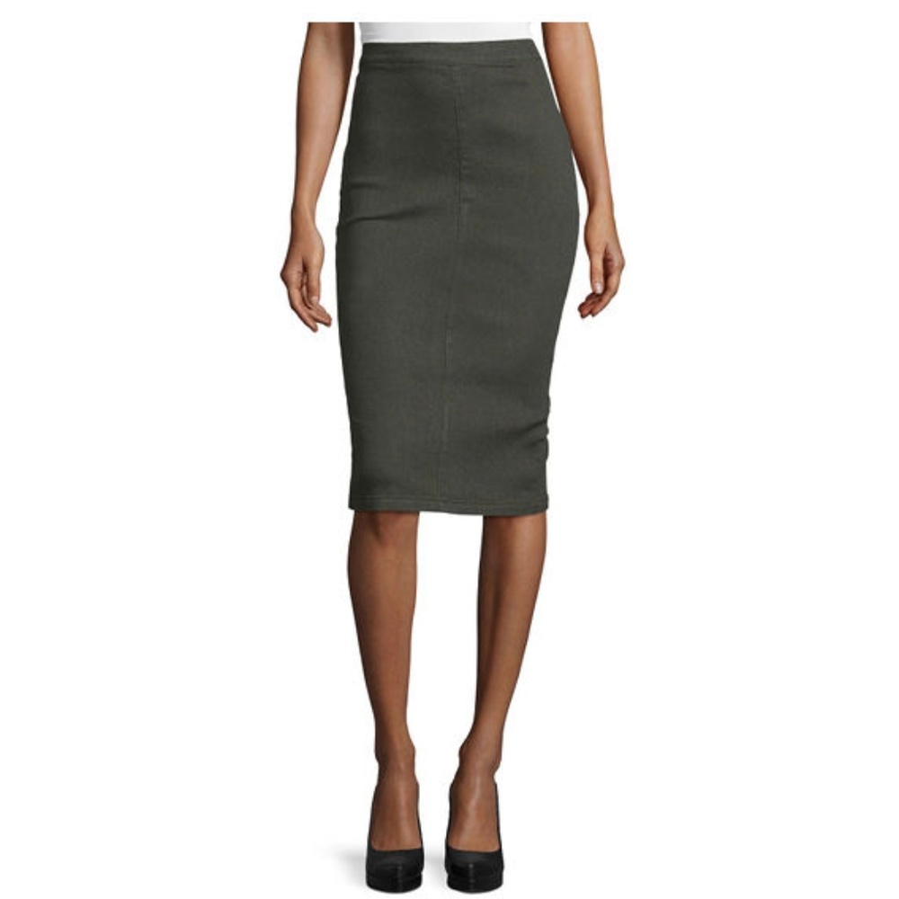 i jeans by Buffalo Khaki Pencil Skirt Size 4